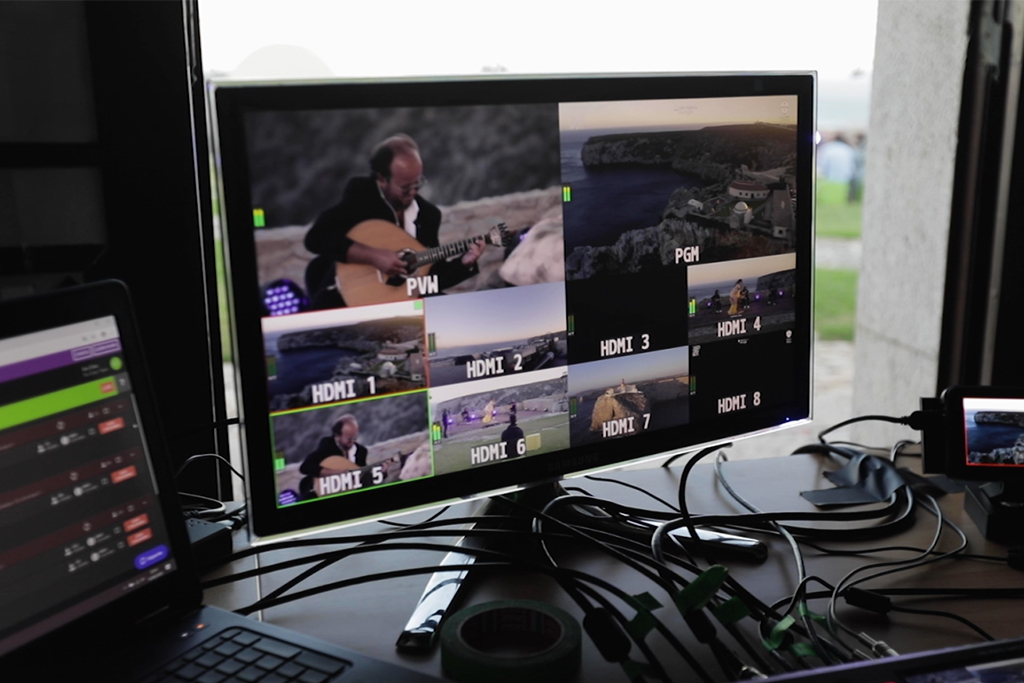 Produção audiovisual e vídeo para evento